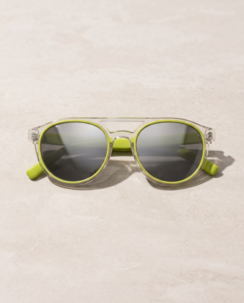 Lime Frost Round Sunglasses